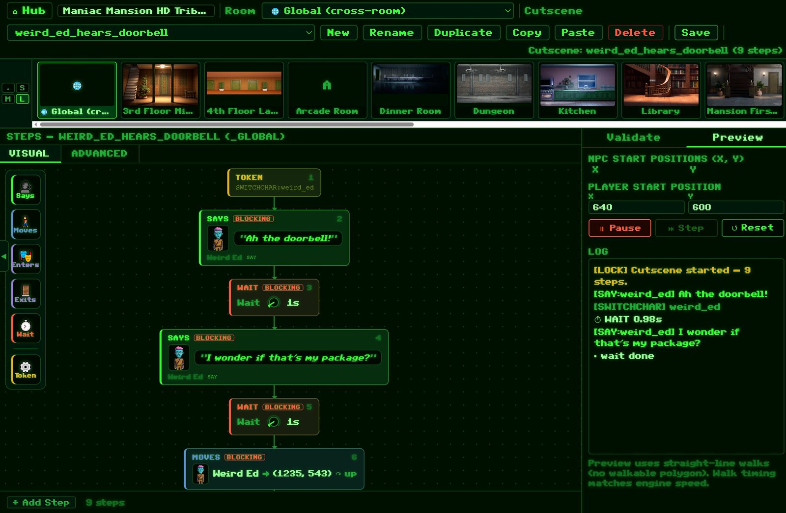 Cutscene Editor